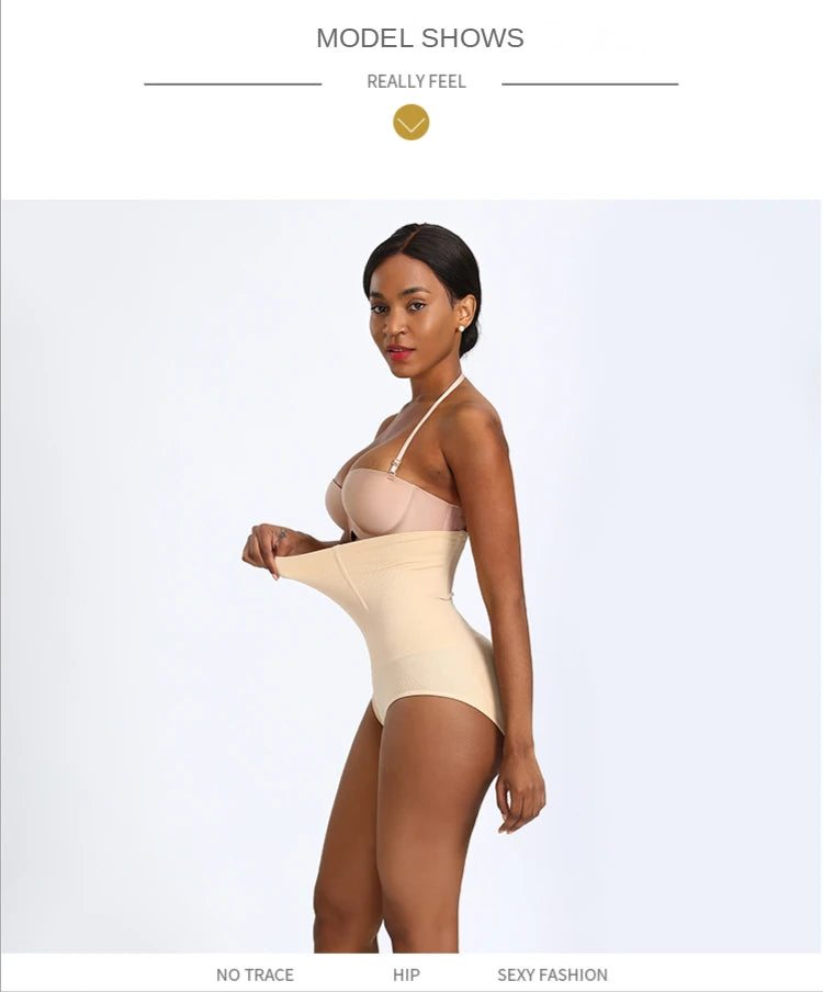 High Waist Shapewear Slimming Panties Flat Belly