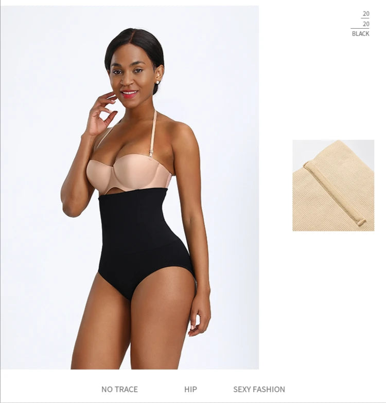 High Waist Shapewear Slimming Panties Flat Belly