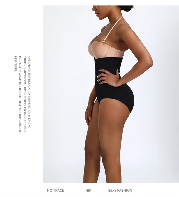 High Waist Shapewear Slimming Panties Flat Belly