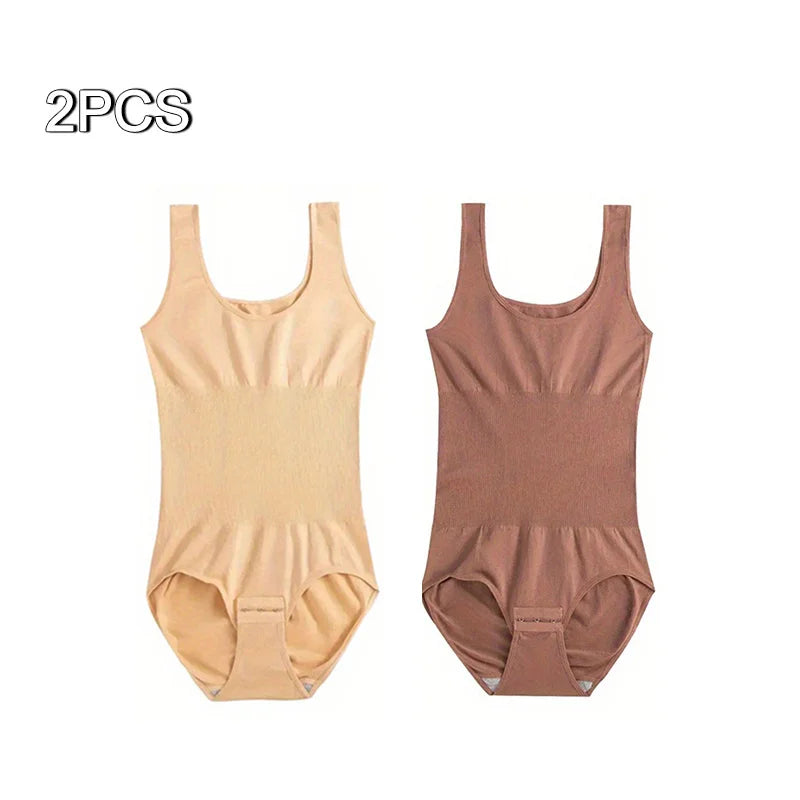 Body Shapewear for Women Seamless Solid Full Bodysuit Tummy Control