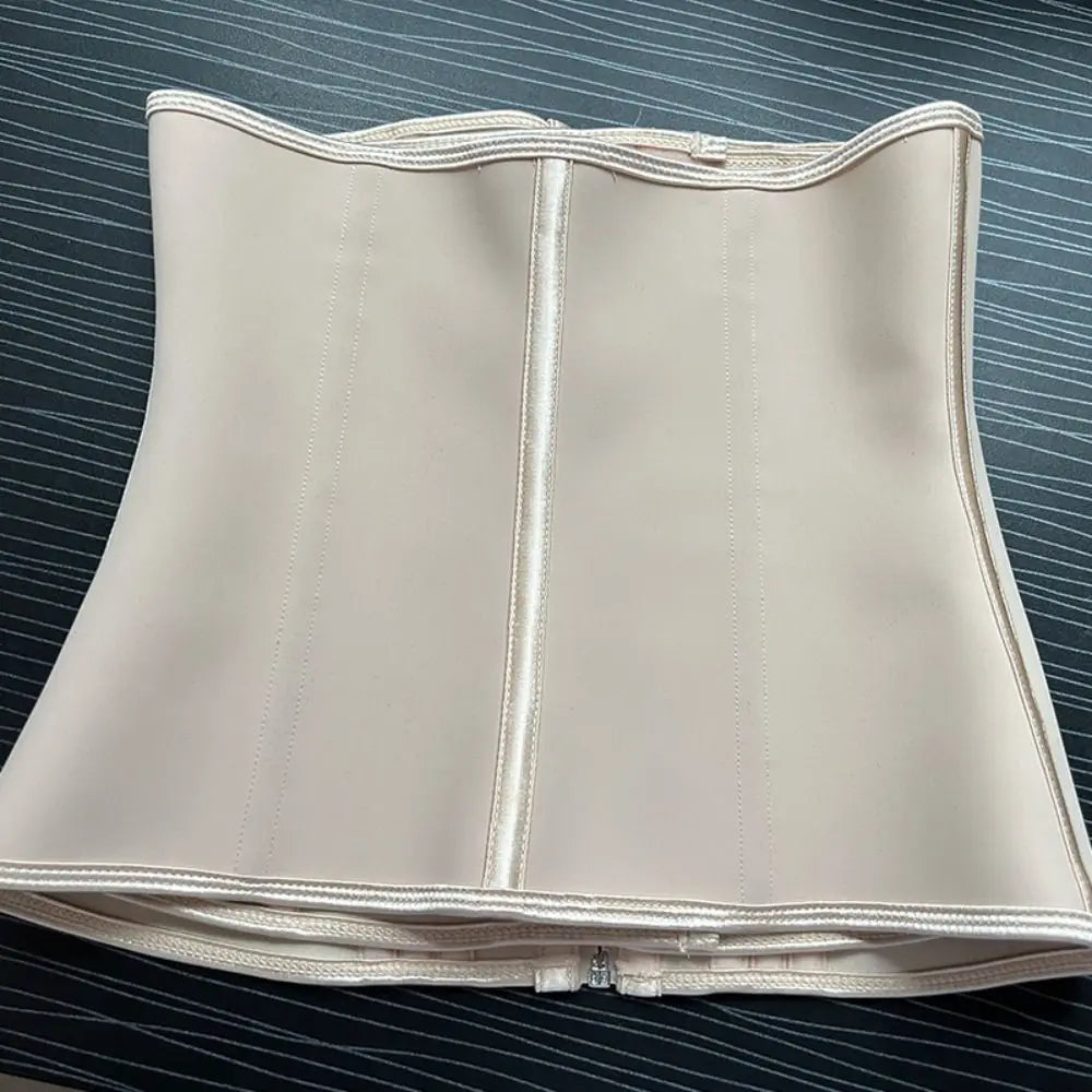 Waist Trainer Tummy Control Shapewear Tummy Control Belly Contracting Postpartum Body Shaper Zipper Buckle Seamless