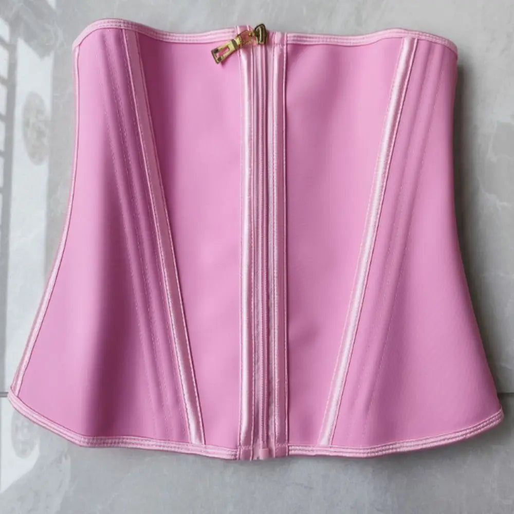 Waist Trainer Tummy Control Shapewear Tummy Control Belly Contracting Postpartum Body Shaper Zipper Buckle Seamless