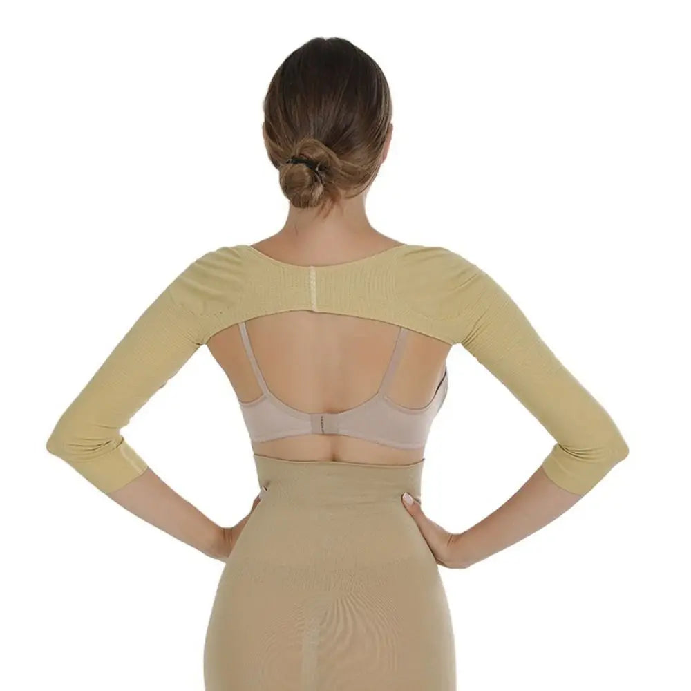 Shoulder Pulling Sports Body Shaper Long Sleeve