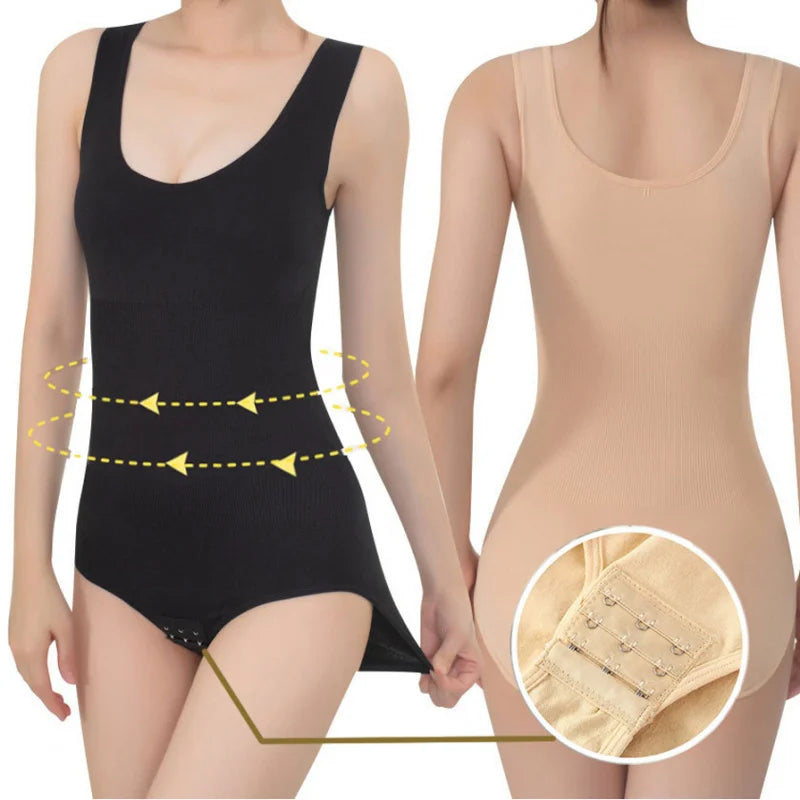 Body Shapewear for Women Seamless Solid Full Bodysuit Tummy Control