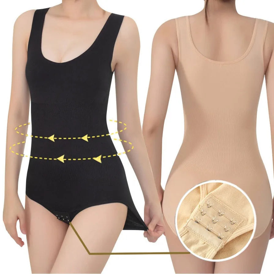Body Shapewear for Women Seamless Solid Full Bodysuit Tummy Control
