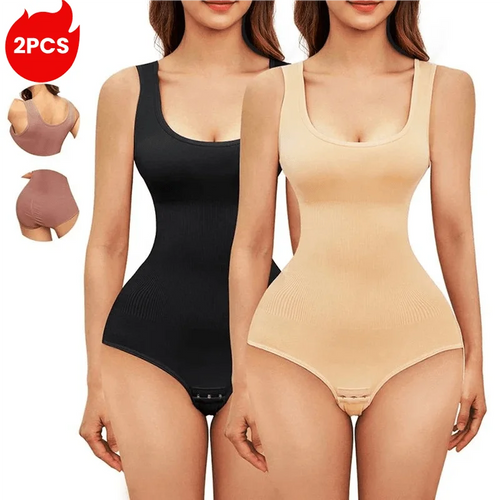 Body Shapewear for Women Seamless Solid Full Bodysuit Tummy Control
